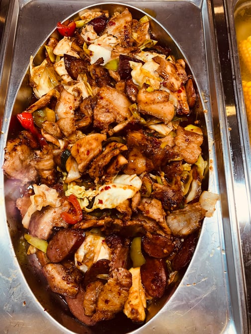 Pork with Vegetable — LA Downtown Buffet